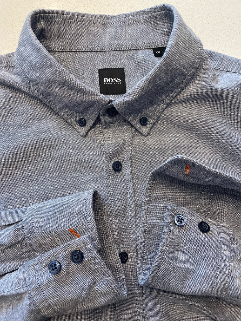 Hugo Boss - Cotton button up shirt Size XXL (slim fit)